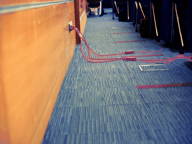 SAM3 detecting cables, spills, debris, pallets, and other low-profile obstacles across various test images
