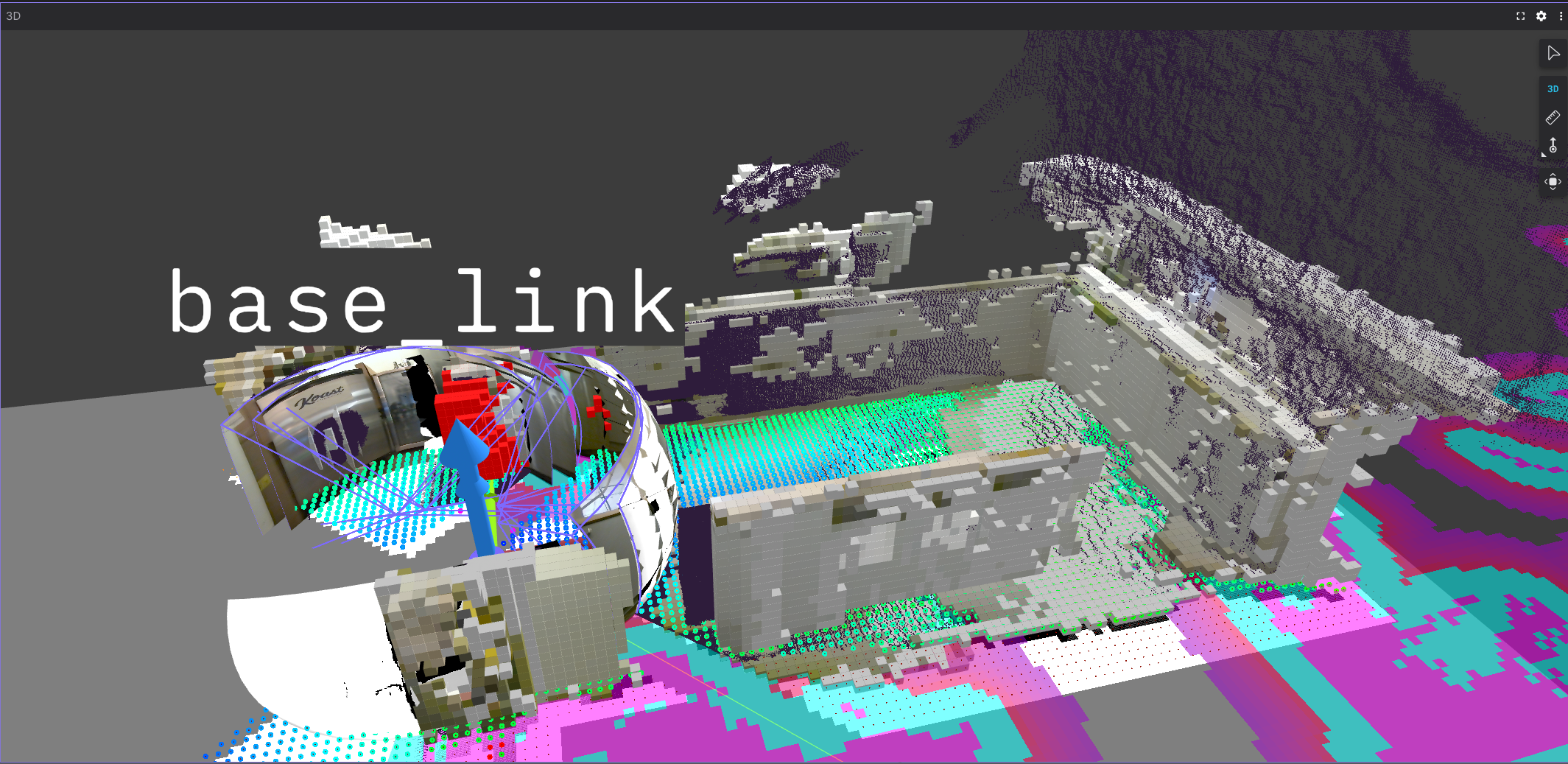 NvBlox 厨房场景视图