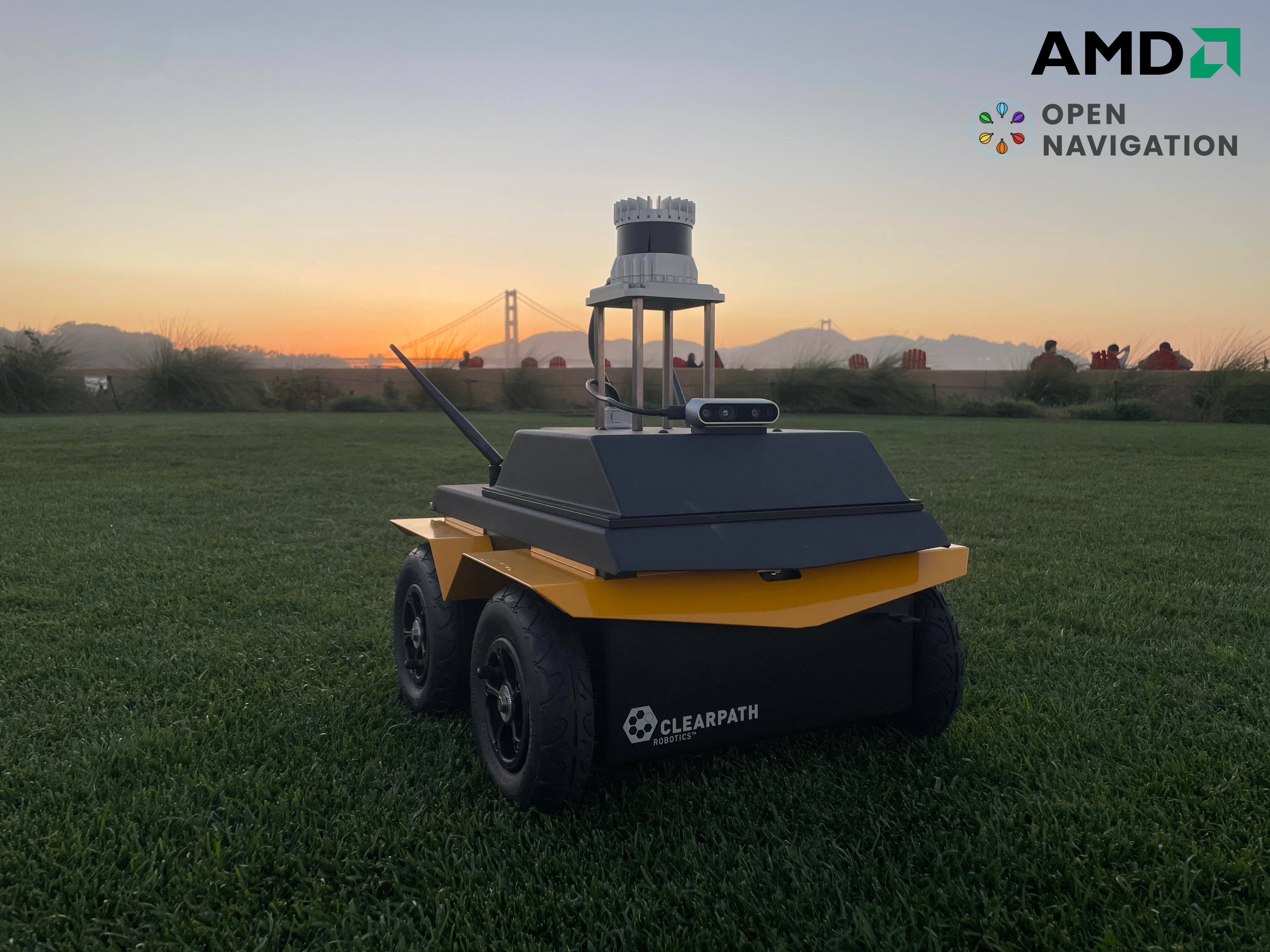 AMD Strix Halo robot platform used for semantic navigation