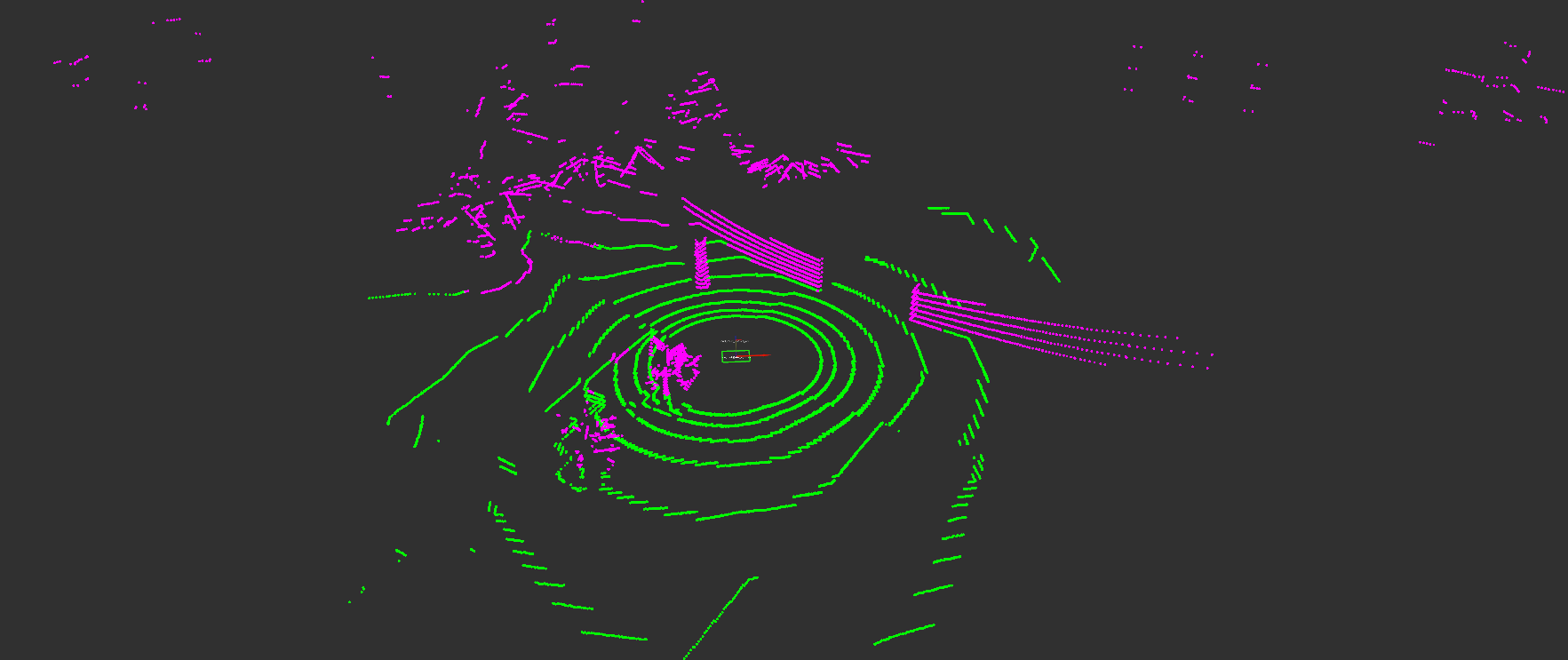 Segmented Ground and Obstacle Points