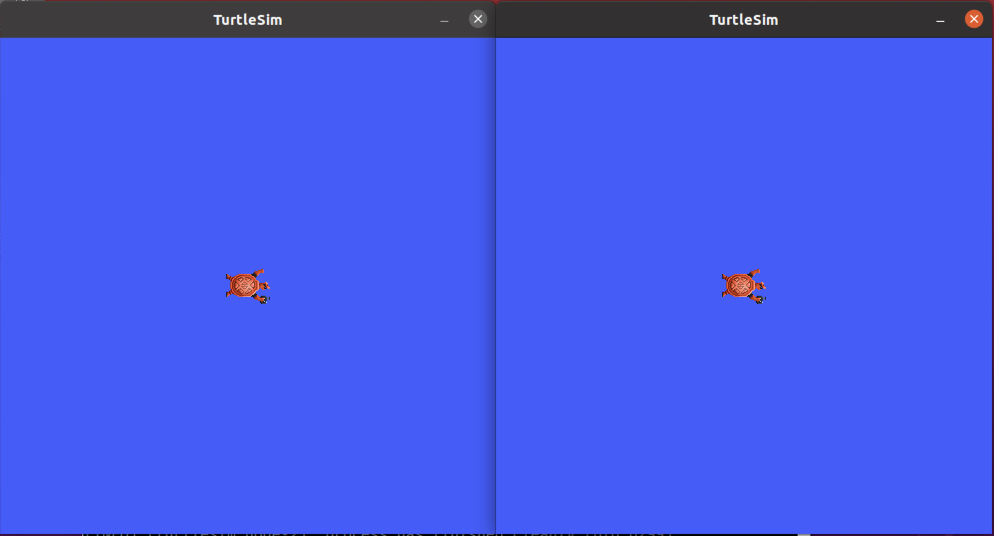 turtlesim 多模拟器